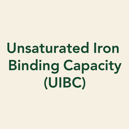 Unsaturated Iron Binding Capacity (UIBC)