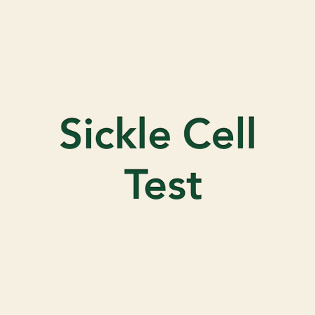 Sickle Cell Test