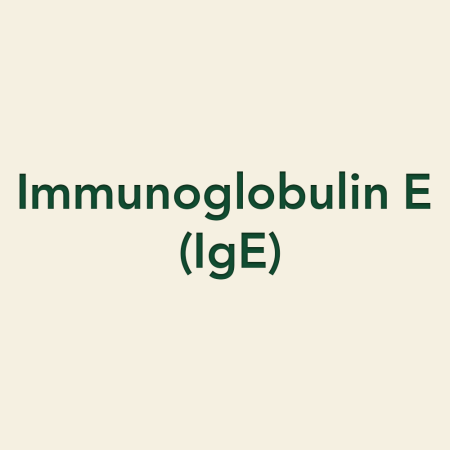 Immunoglobulin E (IgE)