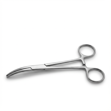 Kelly Hemostatic Forceps, Curved, 6 1/4"